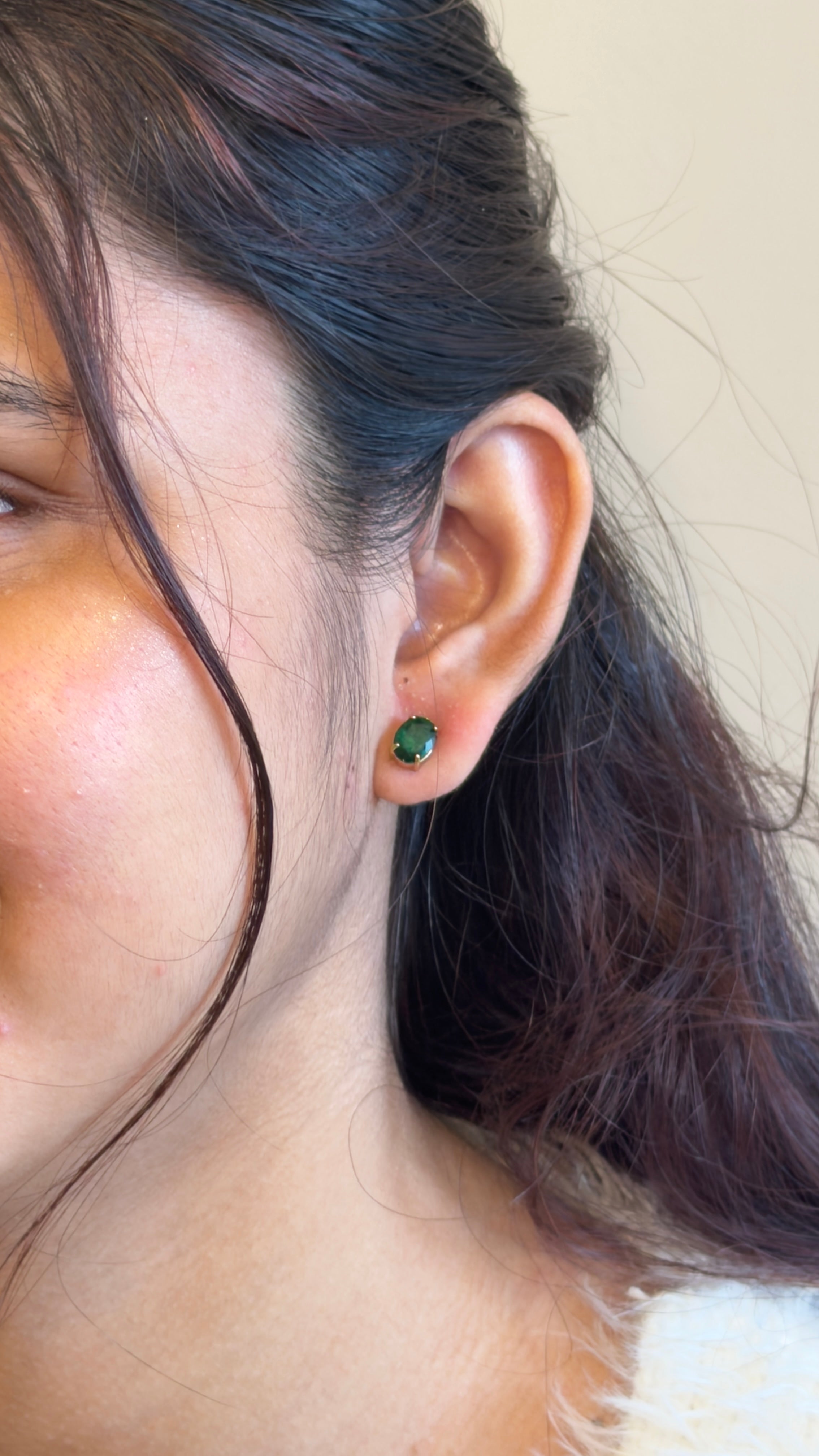 Elysian Emerald Studs