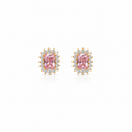 Rose Royale Halo Studs
