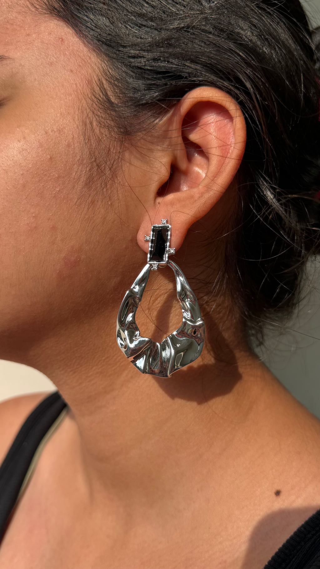 Liquid Noir Earrings