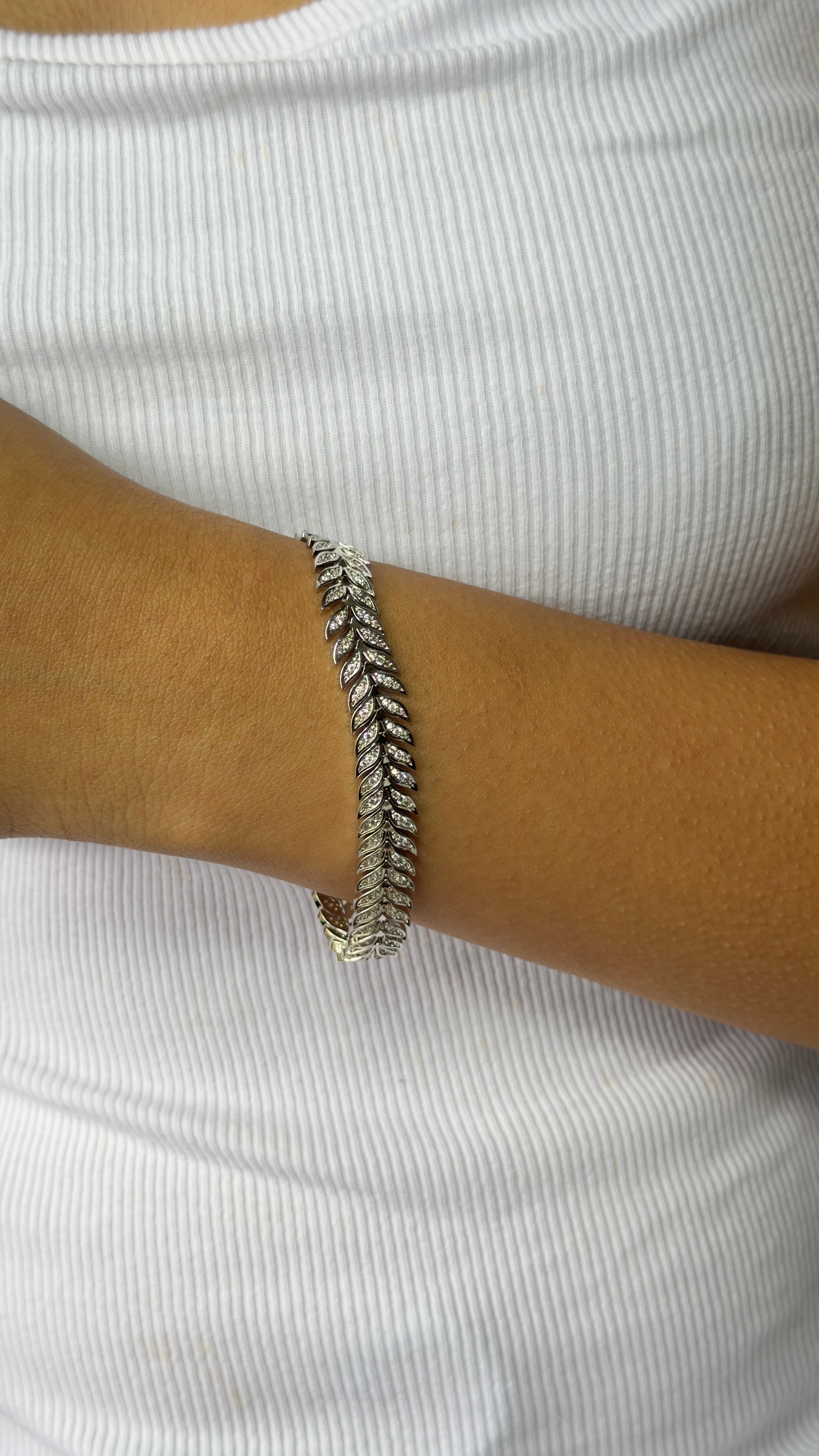 Silver Vine Bracelet