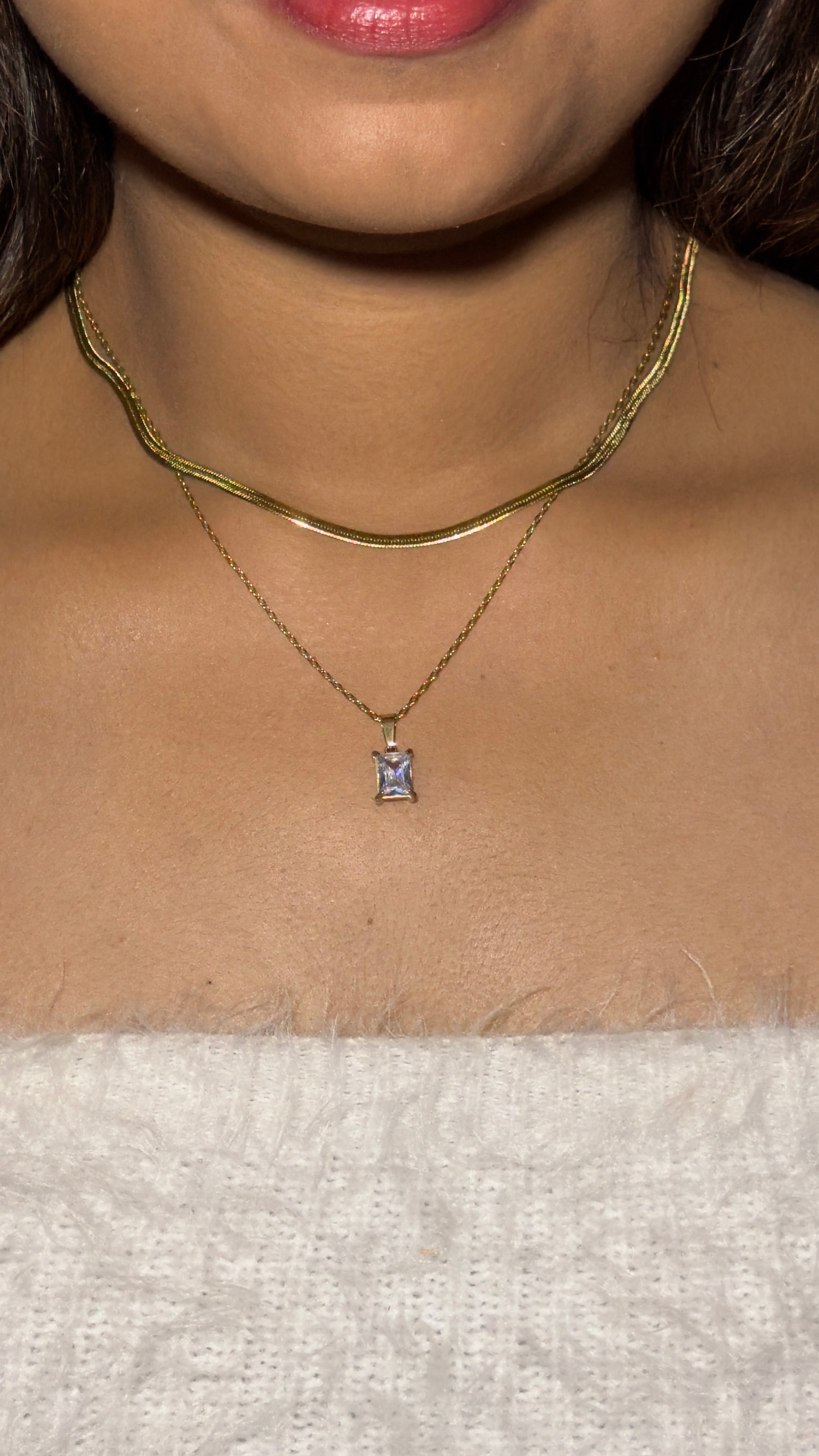 Aurora Layered Pendant Necklace