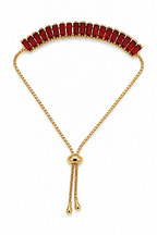 Ruby Radiance Tennis Bracelet
