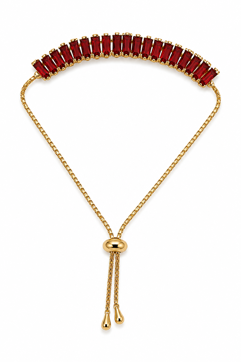 Ruby Radiance Tennis Bracelet
