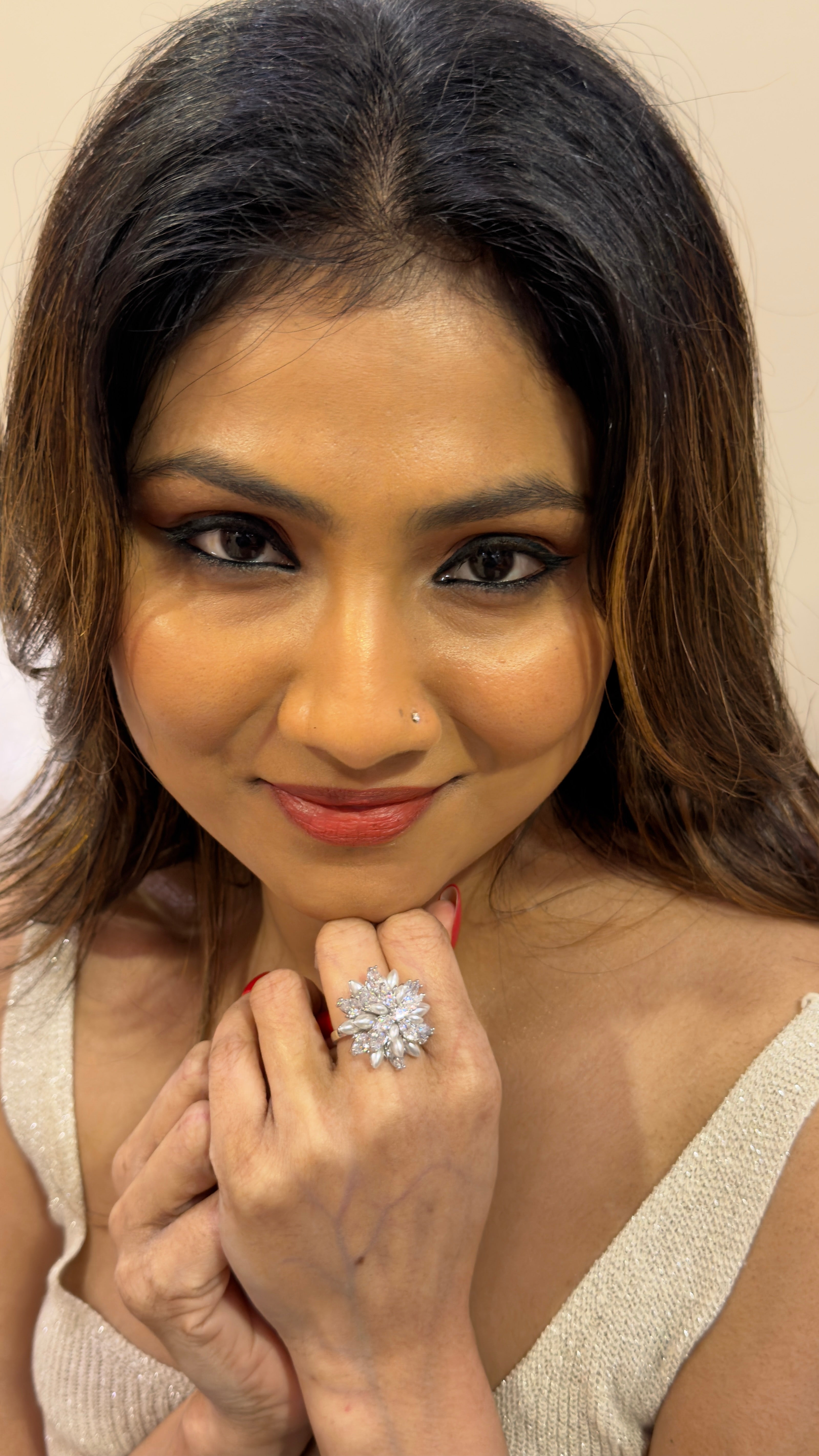 Celeste Bloom Statement Ring