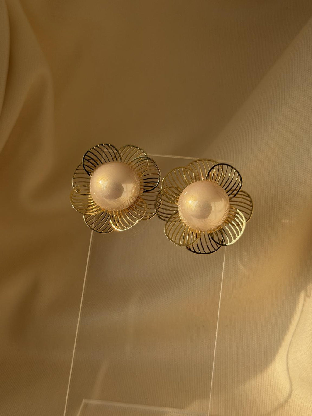 Golden Blossom Earrings