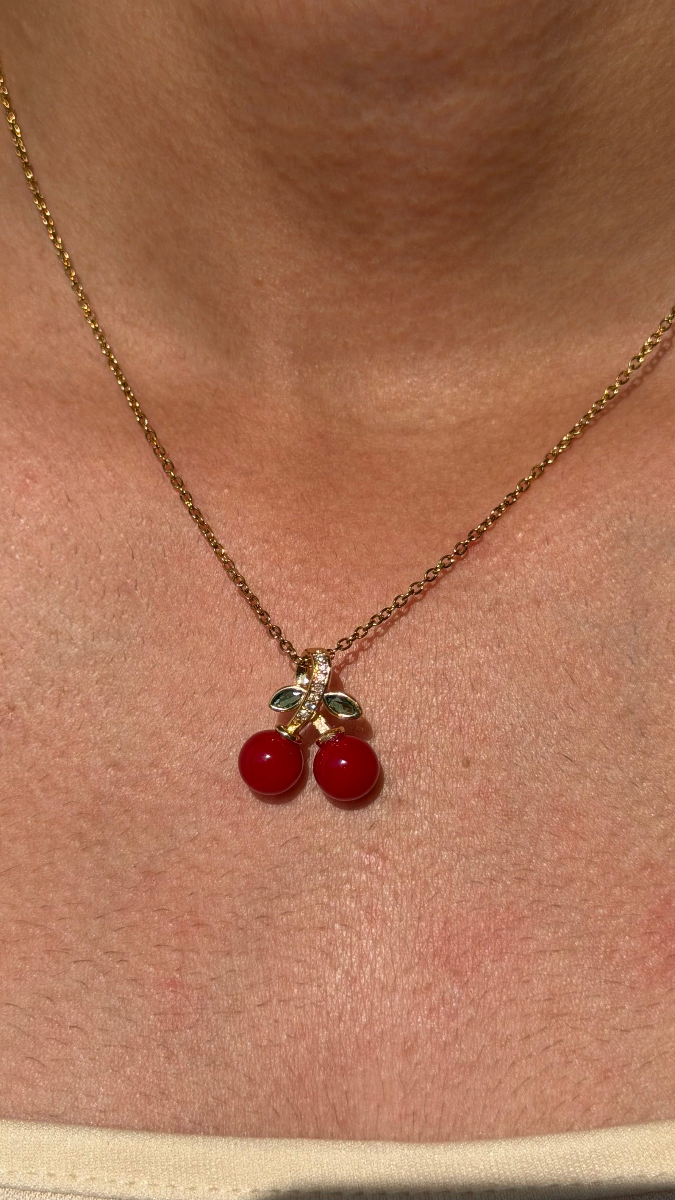 Cherry Kiss Necklace