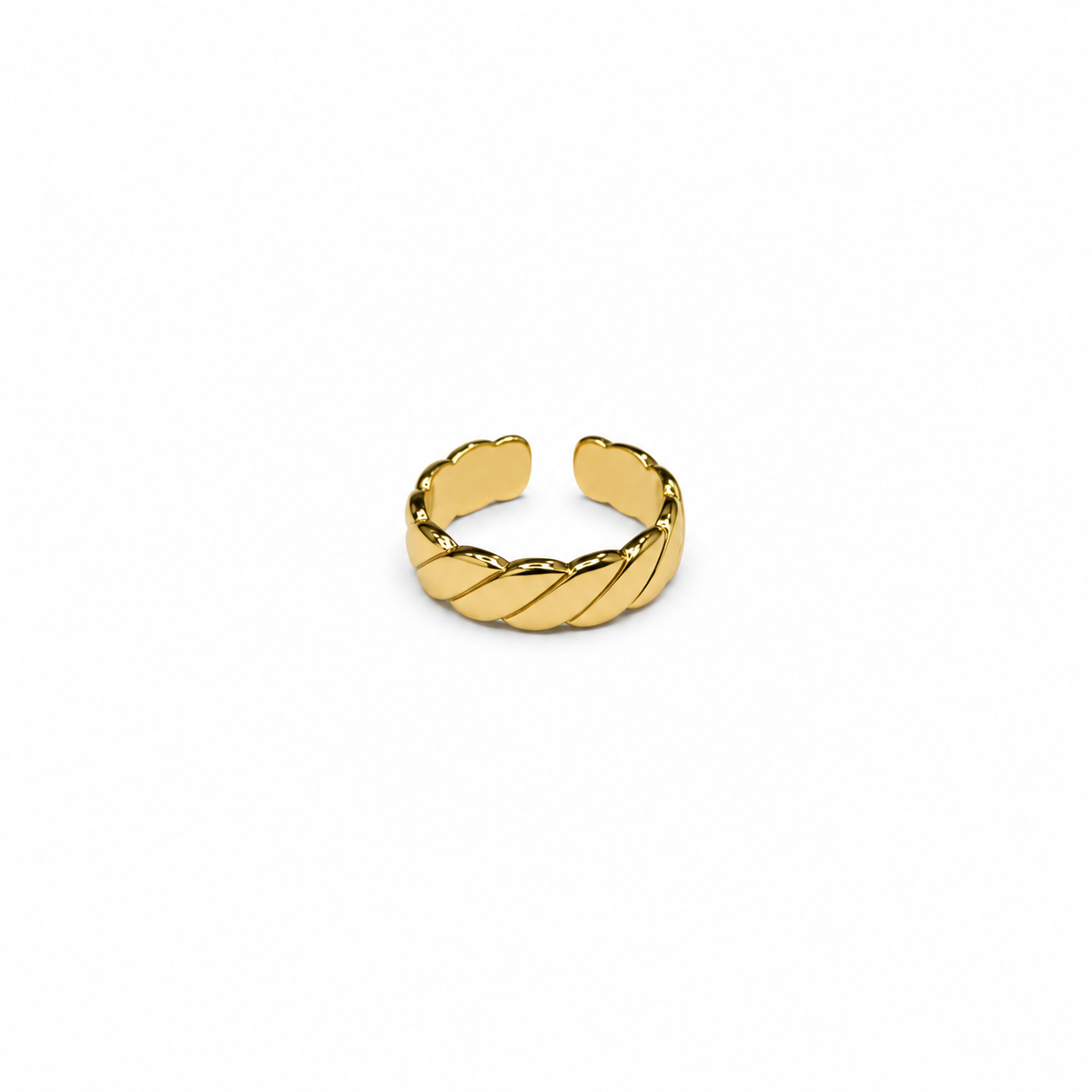 Golden Braid Ring
