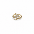 Golden Bloom Vine Ring