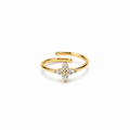 Golden Fleur Open Ring