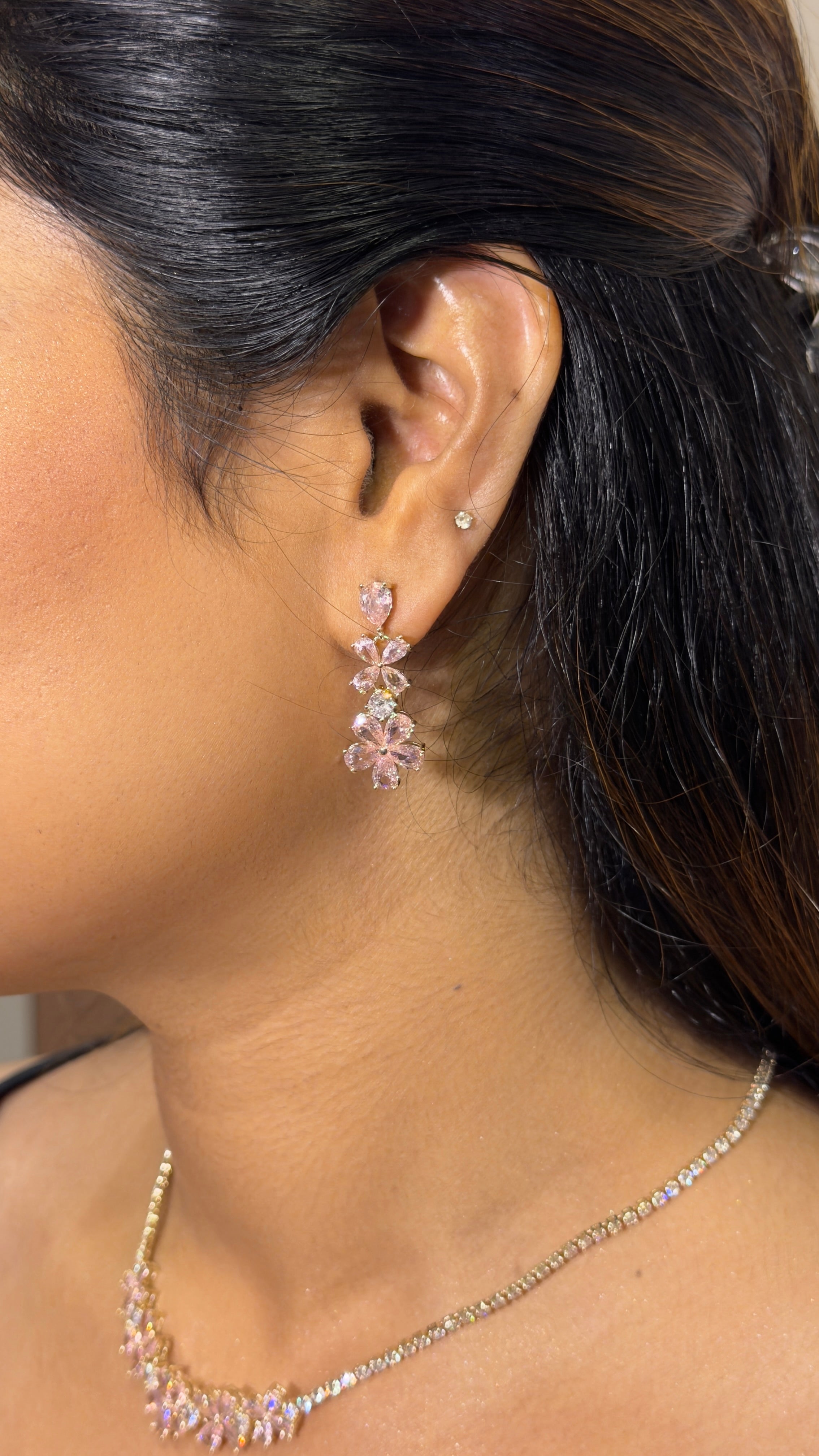 Blush Blossom Necklace Set
