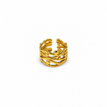 Golden Aurora Wrap Ring