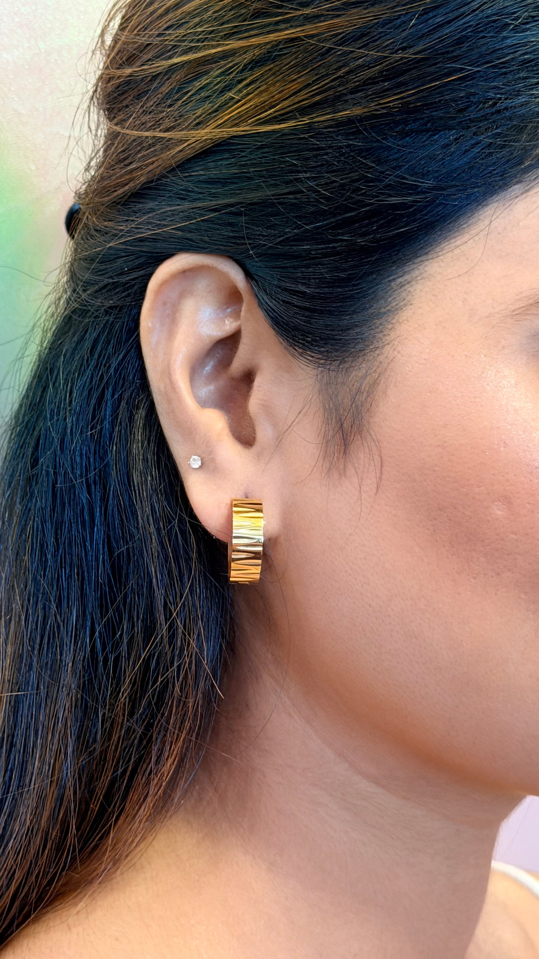Aurora Ridge Huggie Earrings