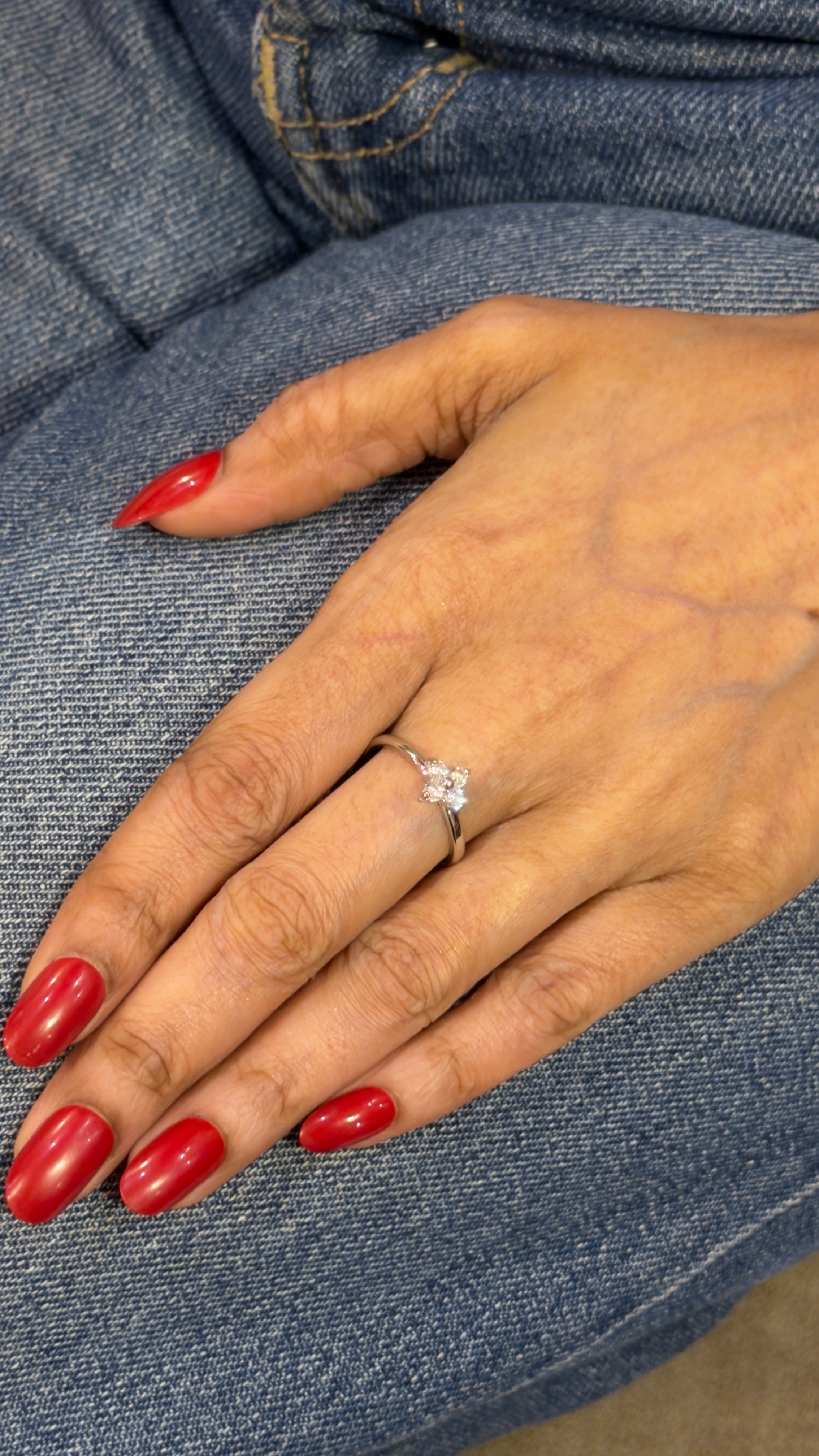 Silver Fleur Open Ring