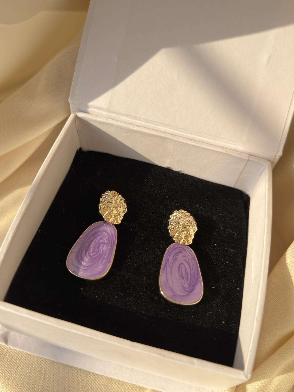 Lavender Muse Earrings