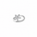 Crystal Blossom Wrap Ring