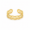 Aurelia Wave Cuff Kada