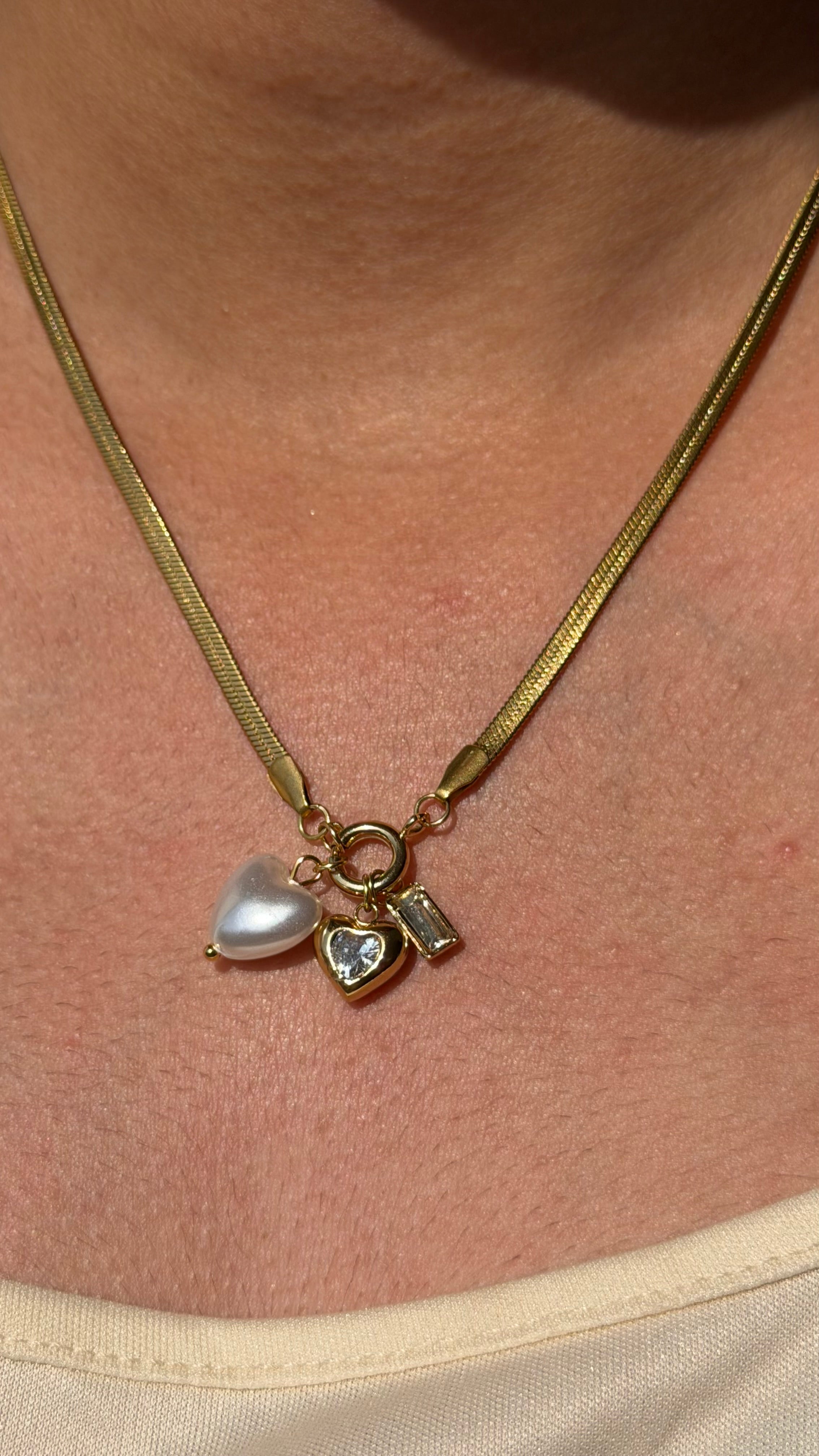 Heart of Gold Charm Necklace