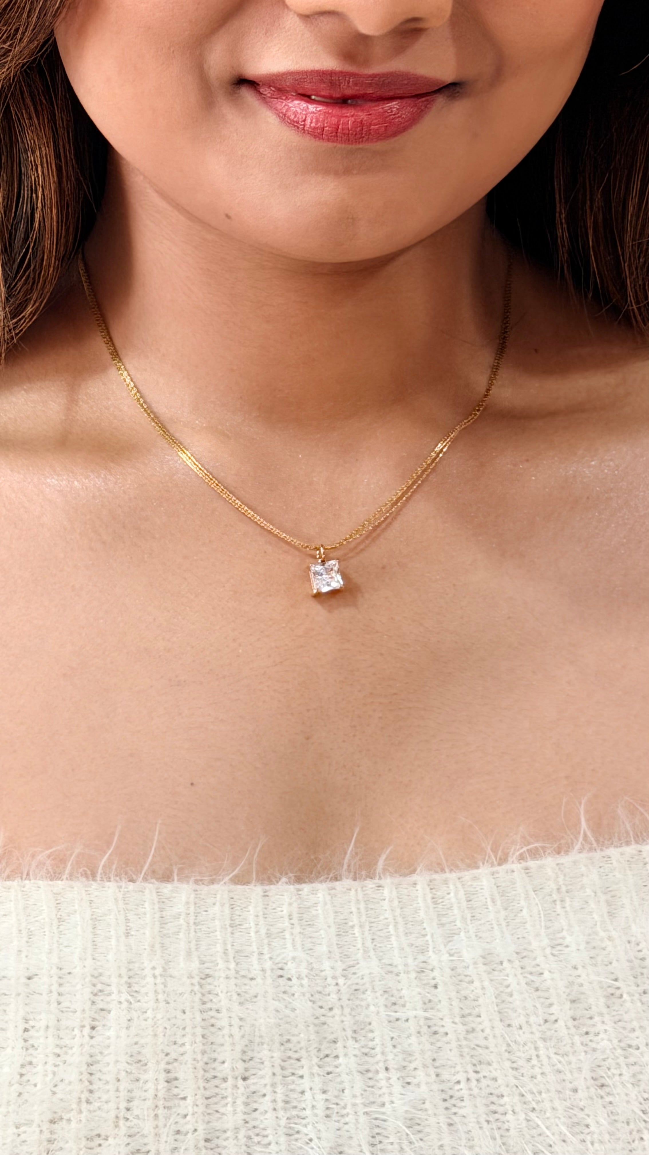 Celeste Triple Strand Necklace