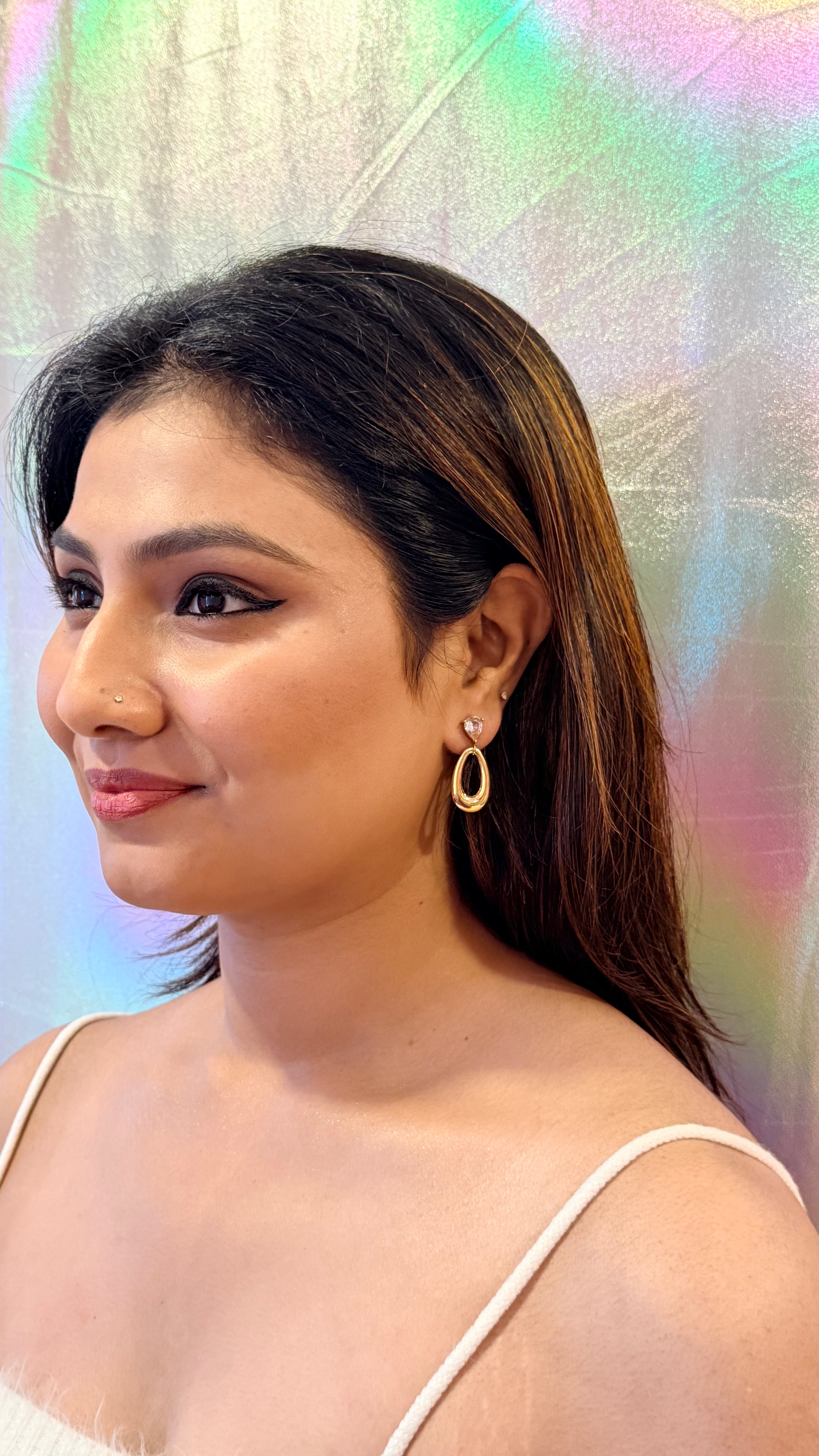 Elara Teardrop Dangle Earrings