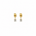 Stella Drop Huggie Earrings