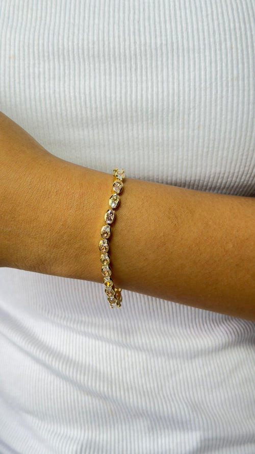 Aurielle Oval Tennis Bracelet