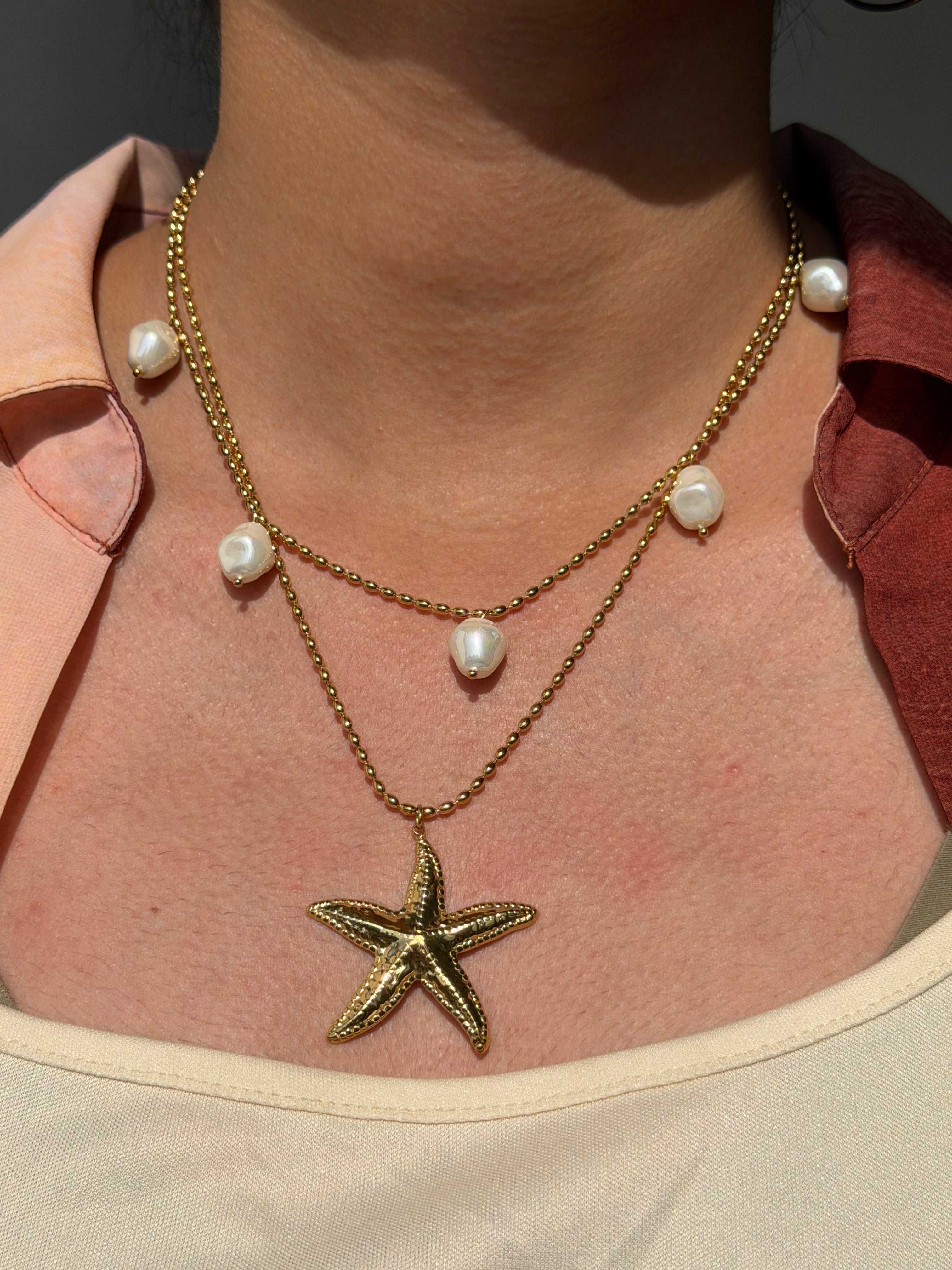 Ocean Star Charm Necklace