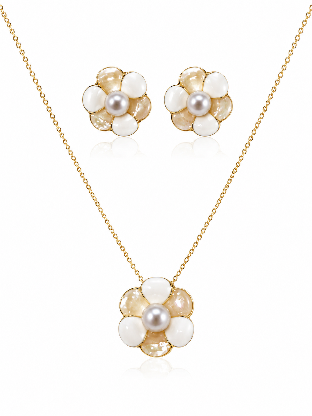 Ivory Petal Elegance Set