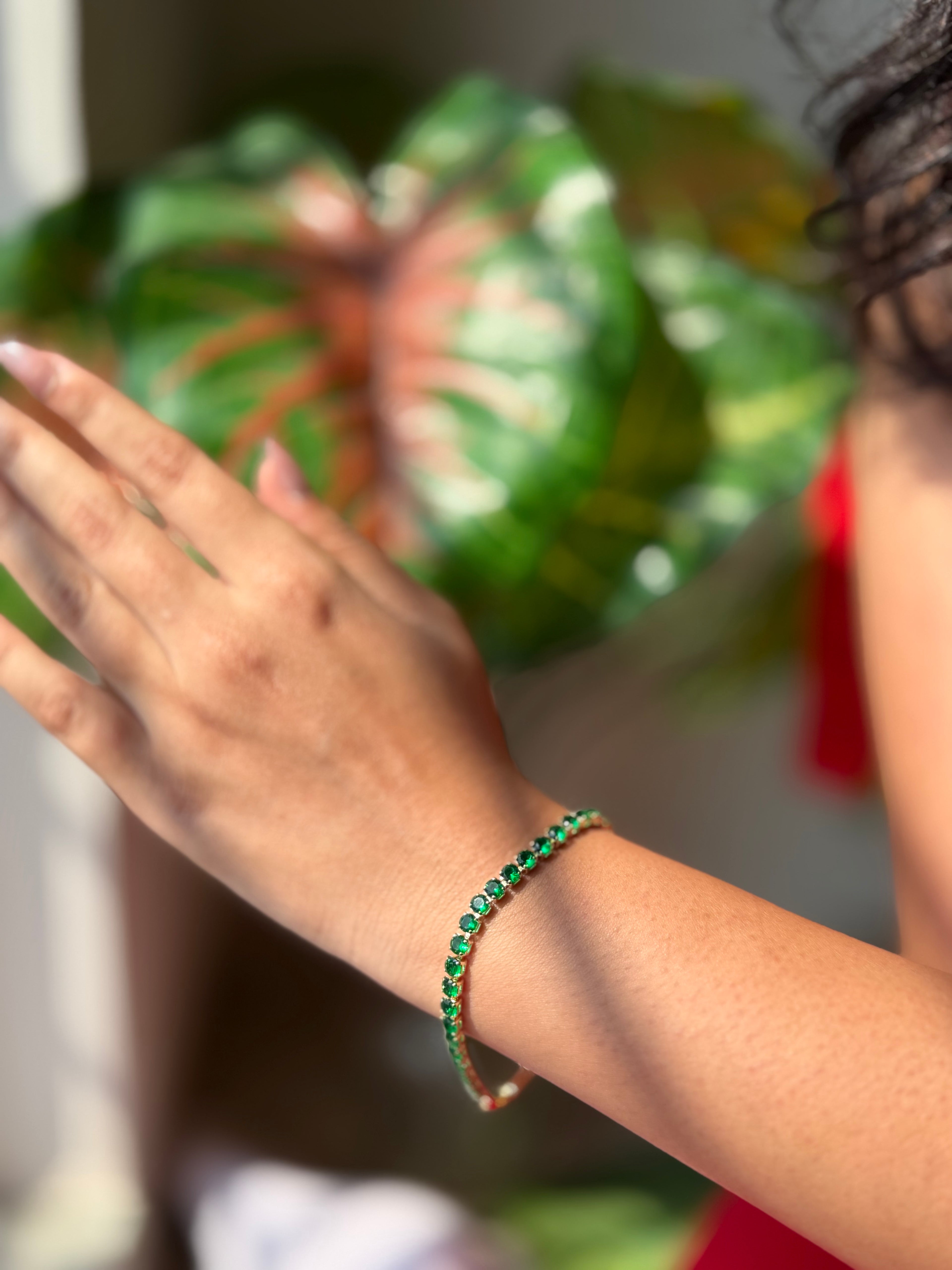 Emerald Royale Tennis Bracelet
