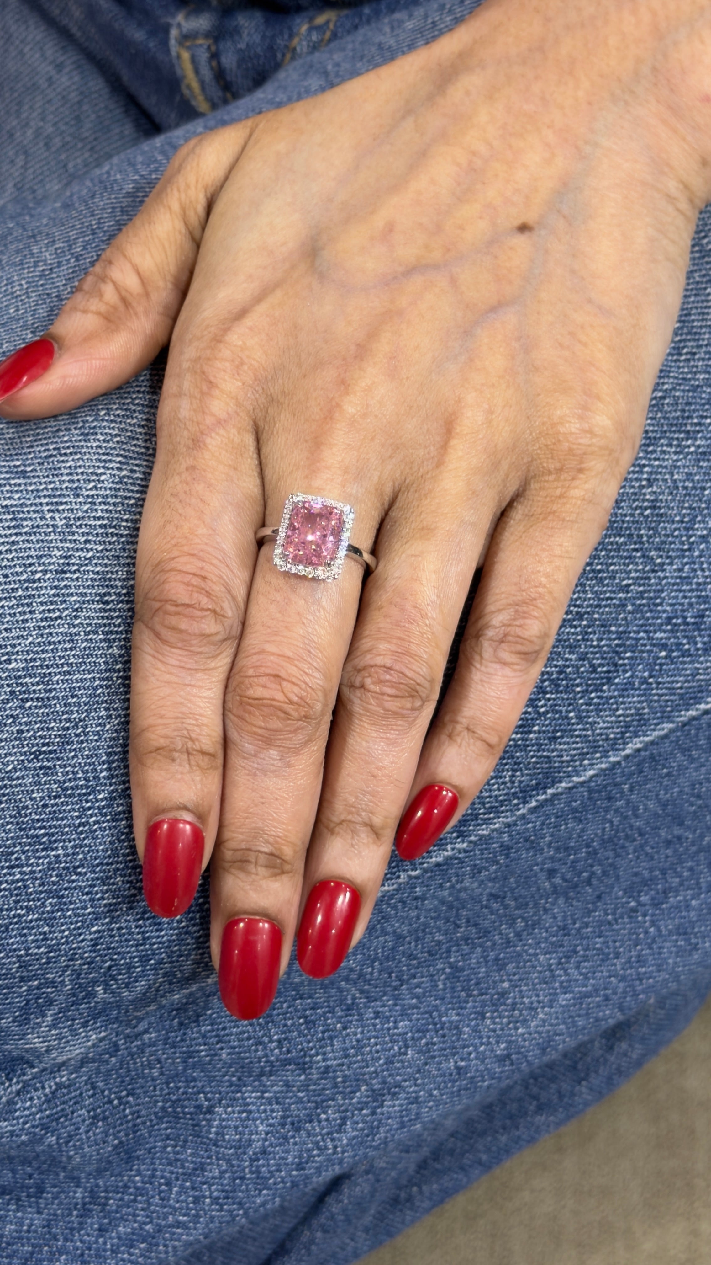 Rose Royale Halo Ring