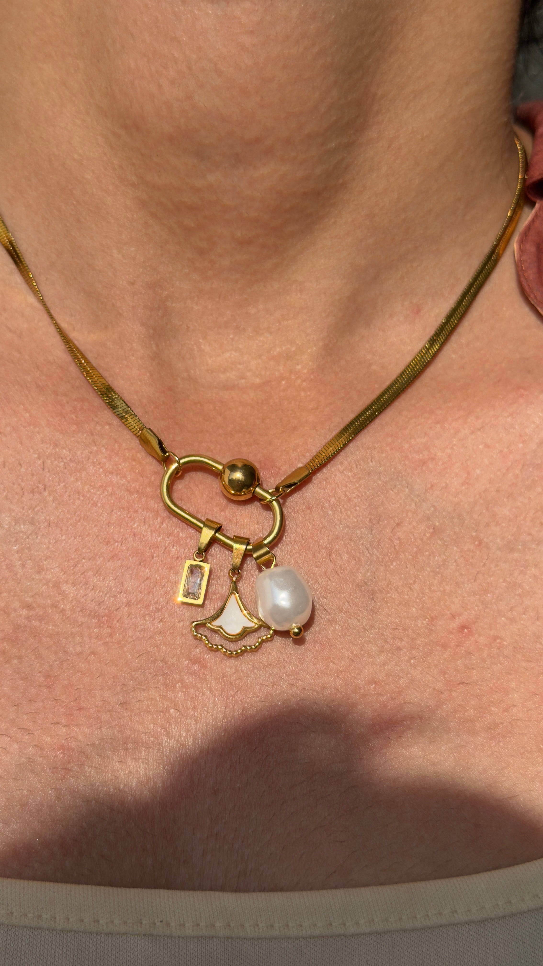 Pearl Muse Charm Necklace