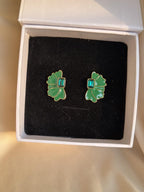 Emerald Bloom Earrings