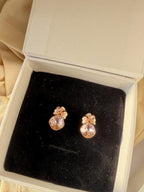 Blush Bow Earrings
