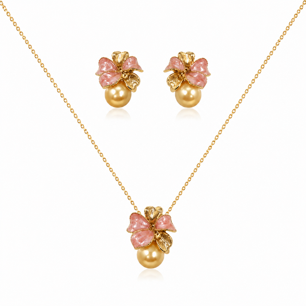 The Rose Bloom Pearl Set