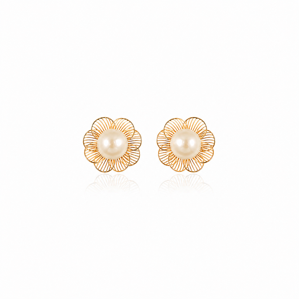 Golden Blossom Earrings