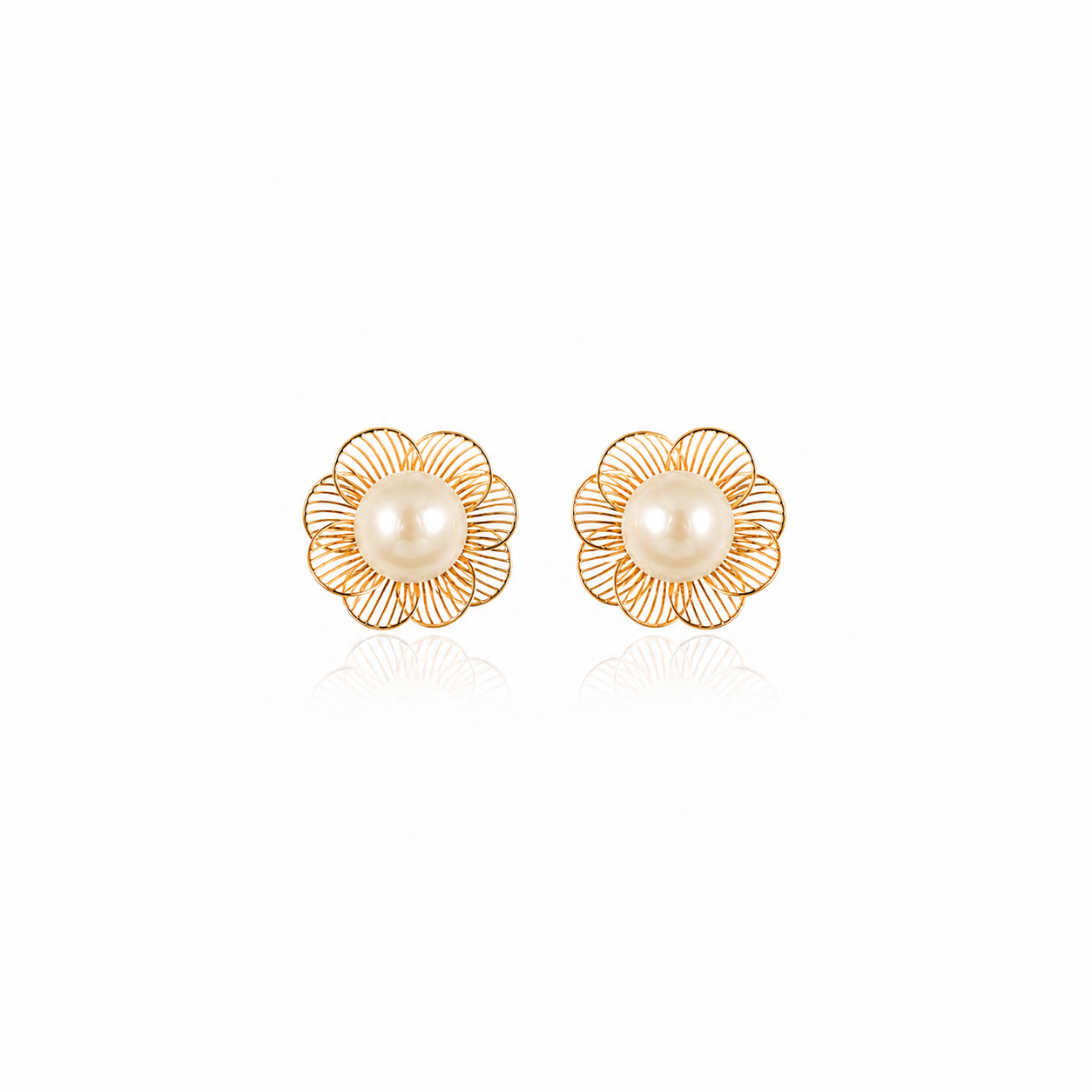 Golden Blossom Earrings