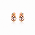 Blush Bow Earrings