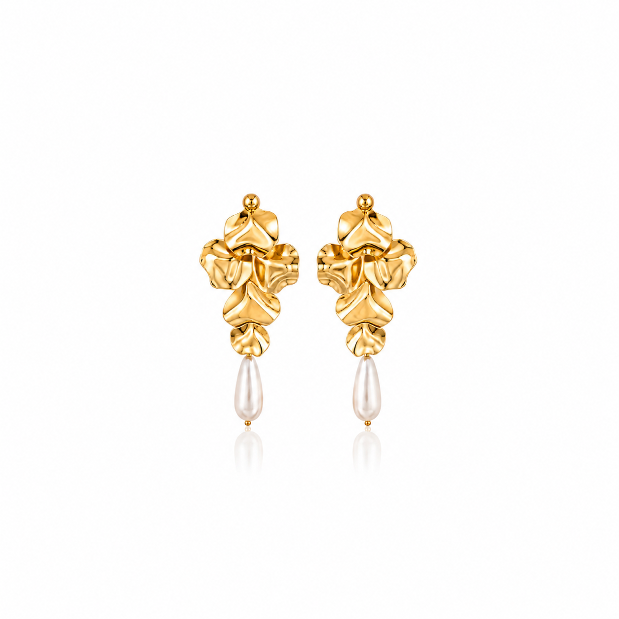 Molten Pearl Earrings