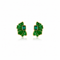 Emerald Bloom Earrings