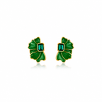 Emerald Bloom Earrings