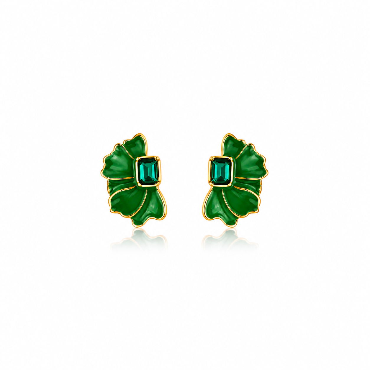 Emerald Bloom Earrings