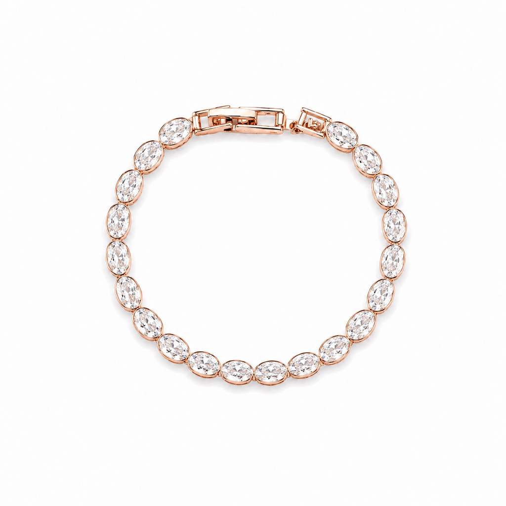 Celeste Oval Tennis Bracelet