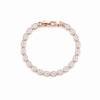 Celeste Oval Tennis Bracelet