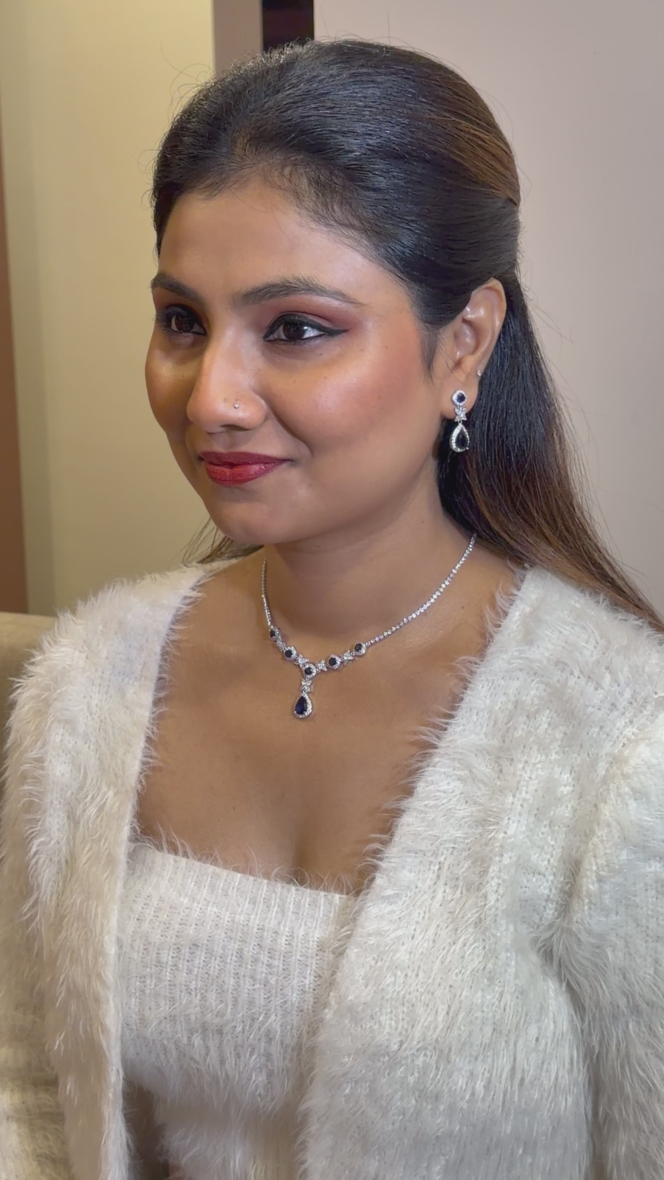 Sapphire Royale Necklace Set