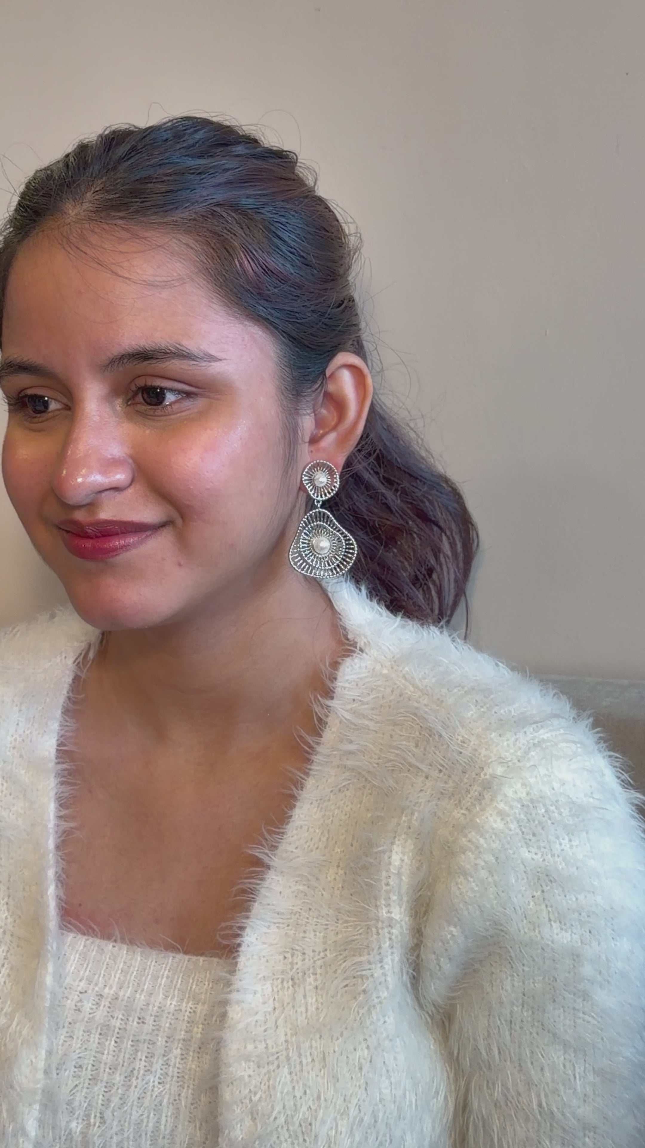 Pearl Radiance Filigree Drop Earrings