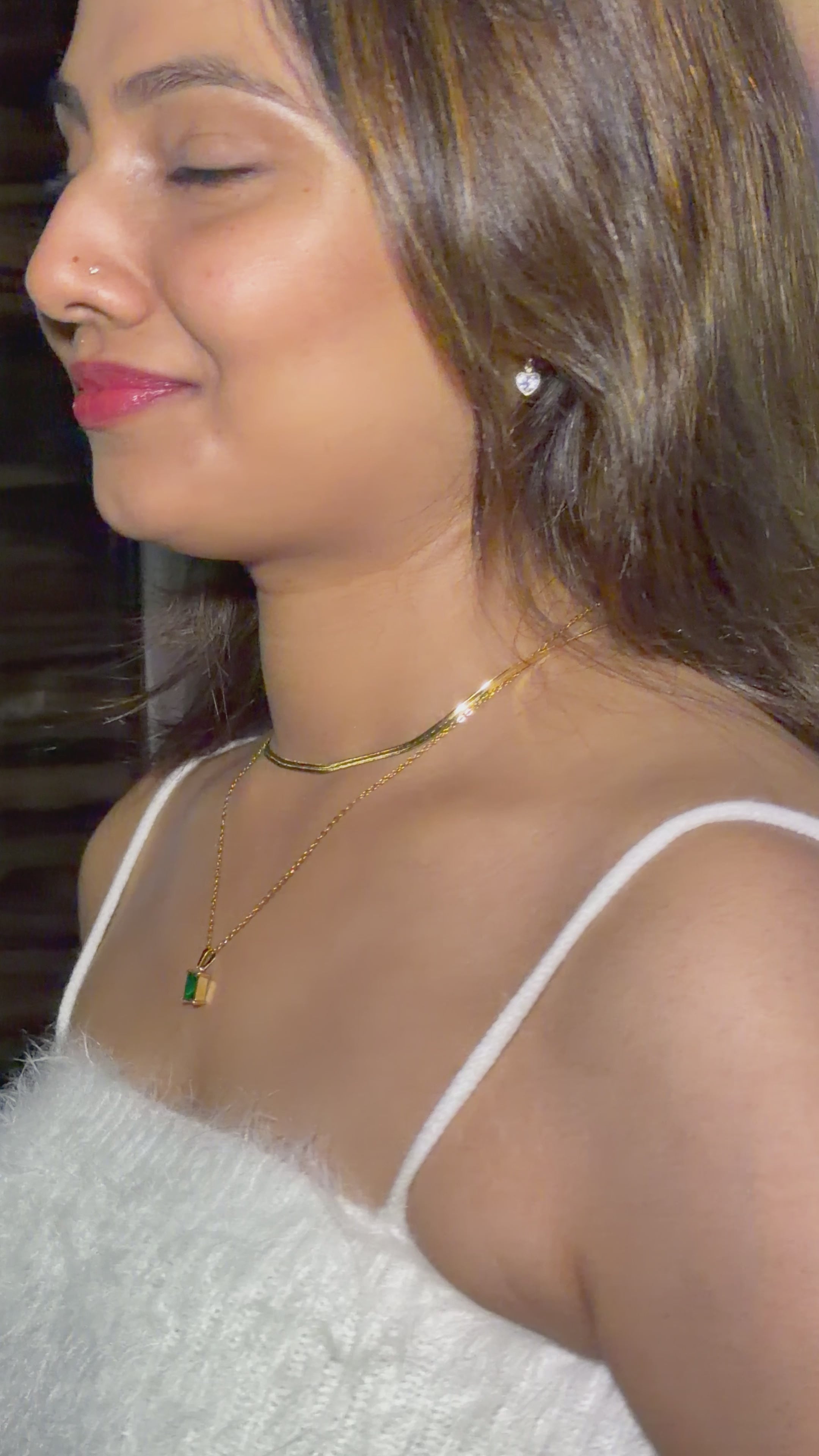 Emerald Luxe Layered Necklace